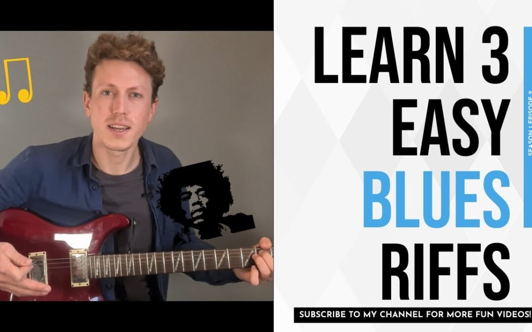 3 Beginner Blues Riffs (How To Play)